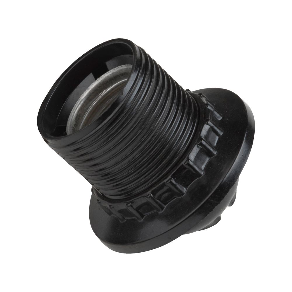 Патрон подвесной с кольцом Карболитовый Е27 ULH-03-E27R-Bakelite