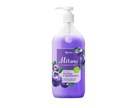 Жидкое крем-мыло Milana 500 мл Черника в йогурте GRASS  