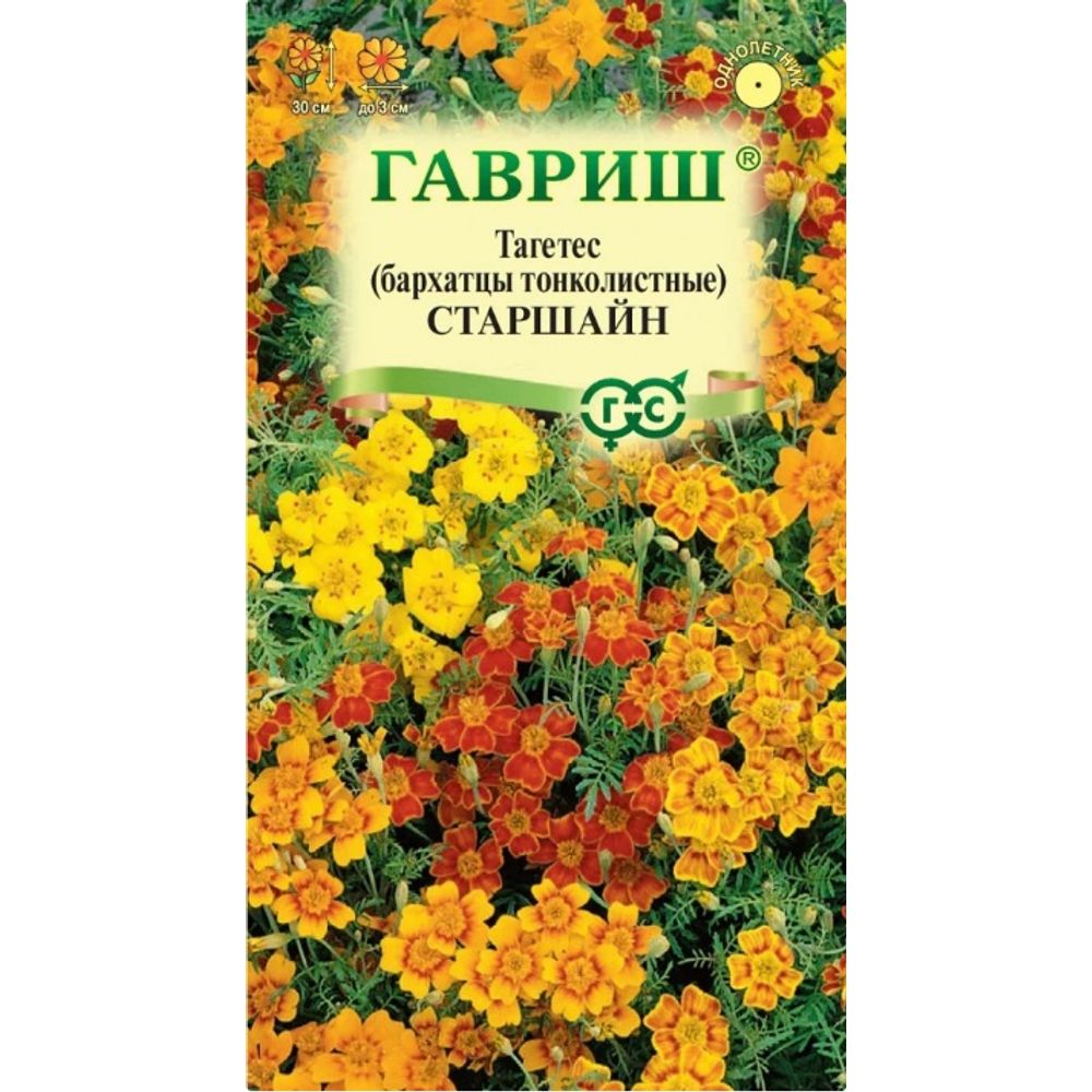 Бархатцы тонколист. Старшайн смесь 0,05 г Гавриш 