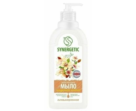 Жидкое мыло Миндальное молочко Synergetic 500мл