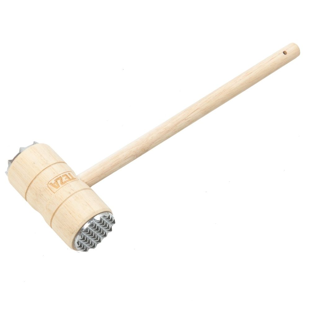 Молоток для отбивки мяса с металлическими вставками, 31см, TEZA