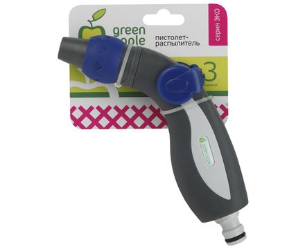 Пистолет-распылитель пластик 3 режима Green Apple 