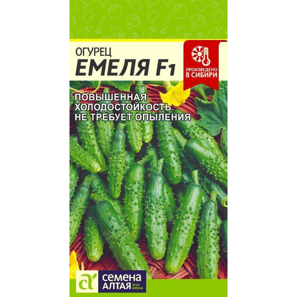 Огурец Емеля F1 5 шт Семена Алтая 
