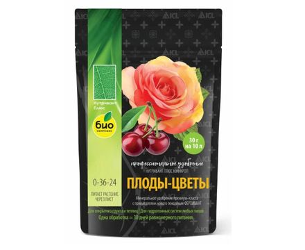 Удобрение Нутривант Плюс Плоды-цветы Юникроп NPK 0-36-24 150г