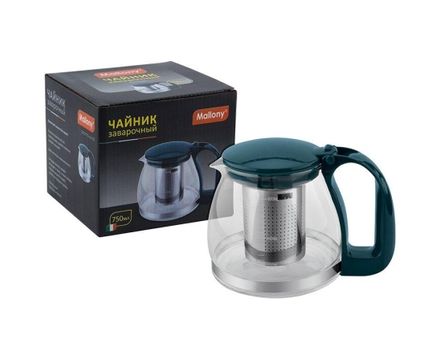 Чайник заварочный Mallony Decotto-AS750 0,75л стекло