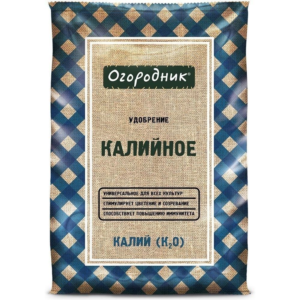 Удобрение сухое Огородник Калийное минеральное гранулированное 0,7кг 