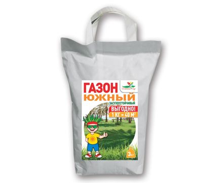 Газон Южный (засухоустойчивый) (мешок 3кг)