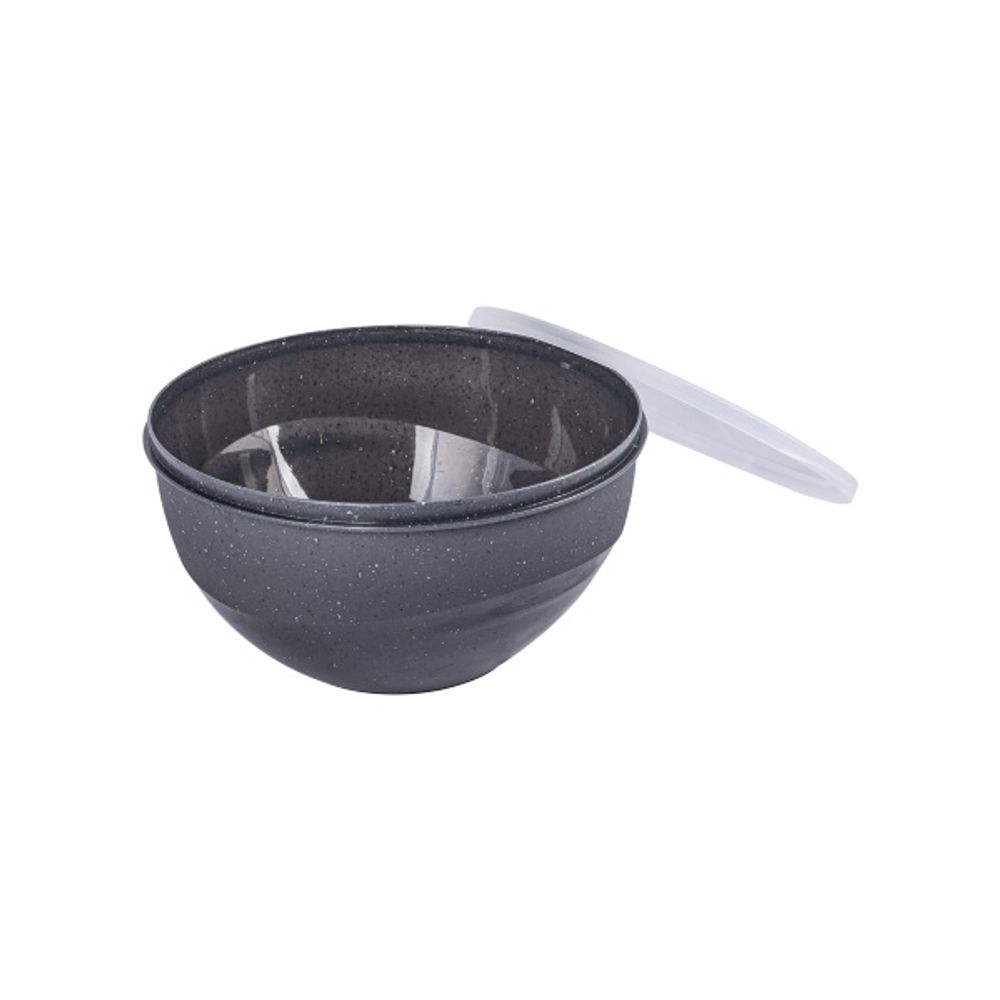 Миска с крышкой Granite 1л серый