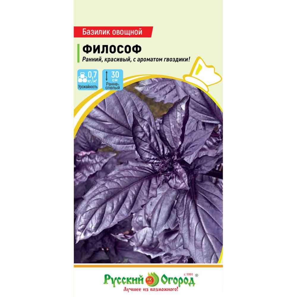 Базилик Философ (0.3г) НОВИНКА Русский огород