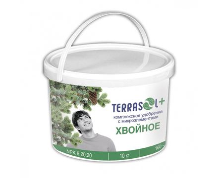 Удобрение минеральное гранул TerraSol Хвойное 10 кг 
