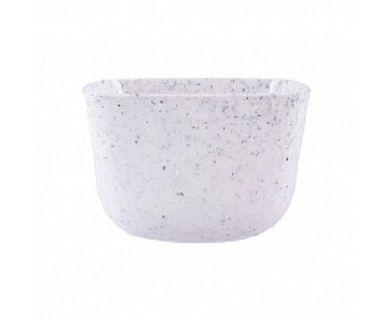 Салатник 800 мл 129х129х70 мм Granite белый