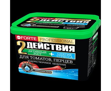 Bona Forte Удобрение водорастворимое с аминокислотами Для томатов, перцев, ведро 500 г