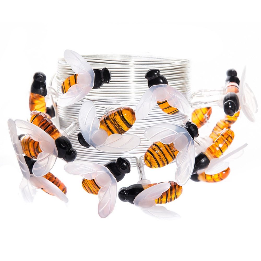 Садовая гирлянда на солнечной батарее Пчелки 20 светодиодов.USL-S-127/PT4000 BEES