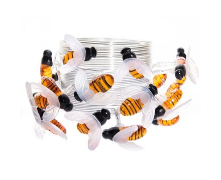 Садовая гирлянда на солнечной батарее Пчелки 20 светодиодов.USL-S-127/PT4000 BEES