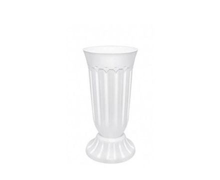 Вазон пластик Флавия 12л белый