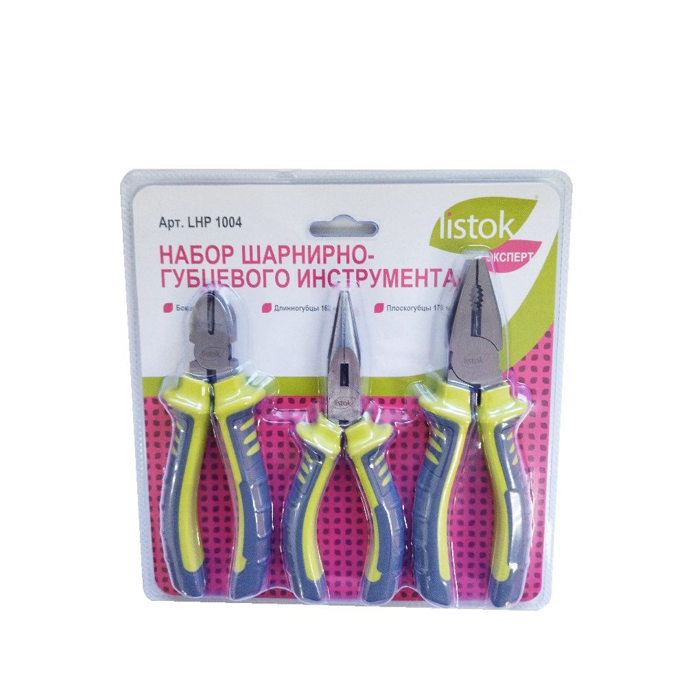 Набор шарнирно-губцевого инструмента LISTOK LHP 1004