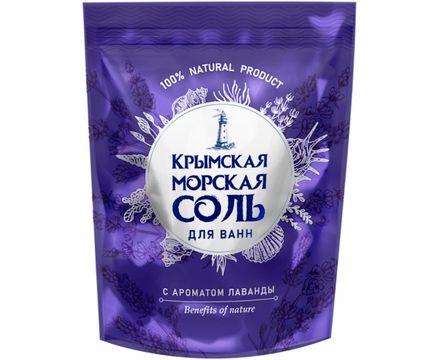 Крымская морская соль Лаванда 1100г