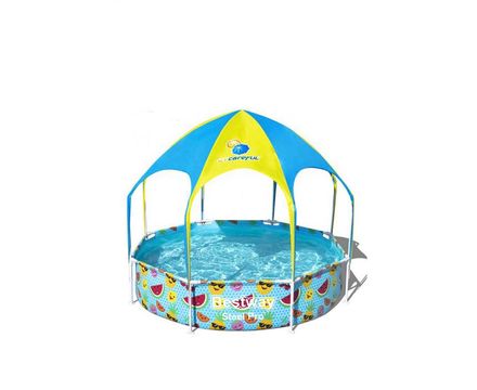 Каркасный бассейн My First Pool 244х51см с навесом, 1688л Bestway