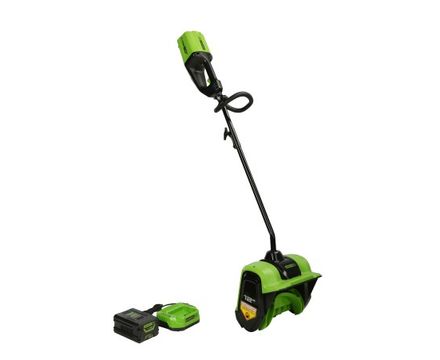 Снегоуборщик аккумуляторный Greenworks GD60SSK4 60V 30см бесщеточный с АКБ 4А.ч и ЗУ