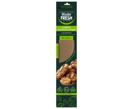 Антиприг. многораз.тефлон коврик для выпечки 33*40см Master FRESH ECO LINE 