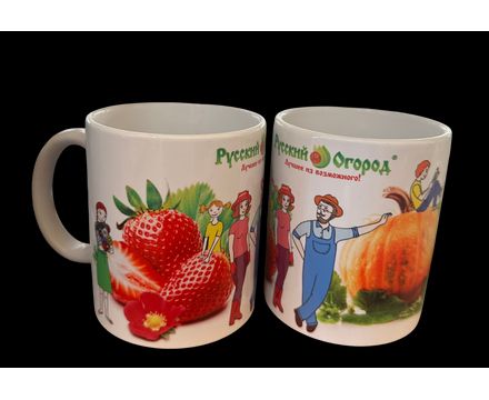 Кружка фирменная Русский Огород