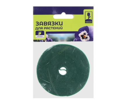 Завязки для растений на липучке 1смх5м, нейлон Inbloom