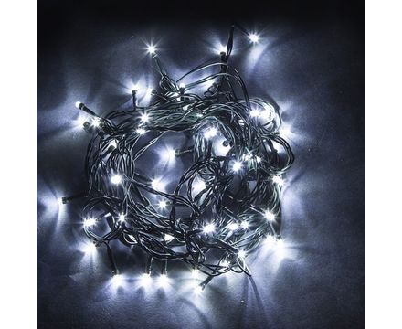 Гирлянда 230V  600 LED 5000K,  IP44,  60м+шнур 3м, CL08