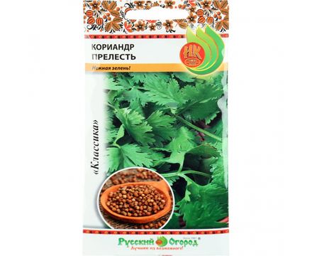 Кориандр кинза Прелесть 2г Русский Огород