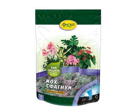 Мох сфагнум 1л Цветочное счастье 