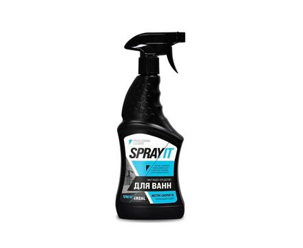 Чистящее средство для Ванн SPRAYIT (акрил, эмаль, кафель)  Спрей 750 мл ХБК 