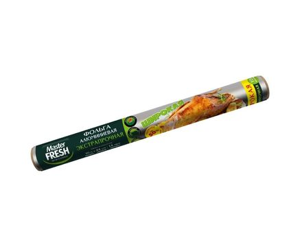 Фольга алюминиевая широкая 44 см-10 м-14 мкм Master Fresh 