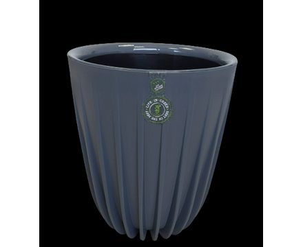 Горшок пластик Сигма D25 H30 10,2л антрацит