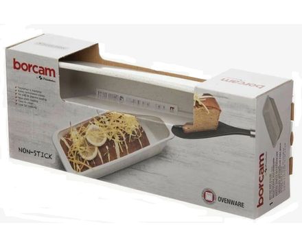 Форма прямоугольная жаропрочная Borcam NONSTICK CREAM 1630мл