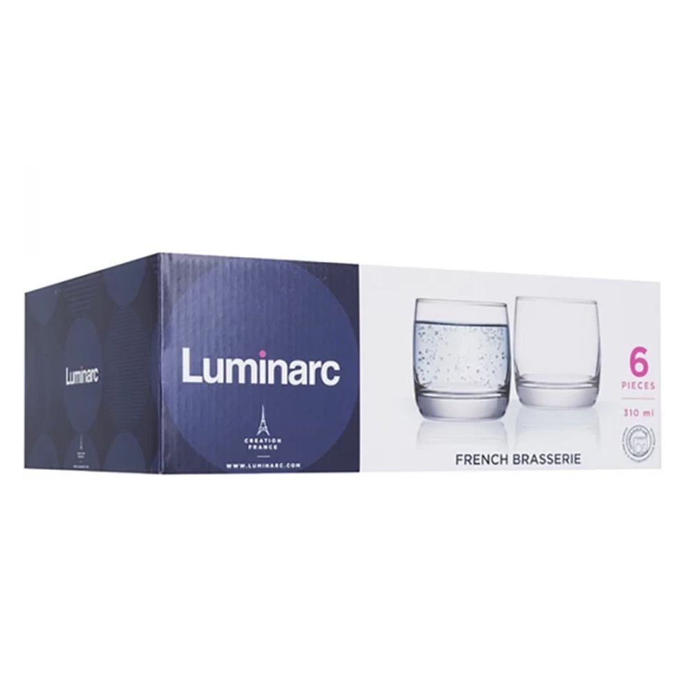Набор стаканов Luminarc Французский ресторанчик 6шт низких 310мл