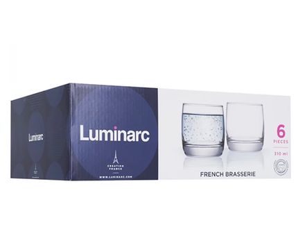 Набор стаканов Luminarc Французский ресторанчик 6шт низких 310мл
