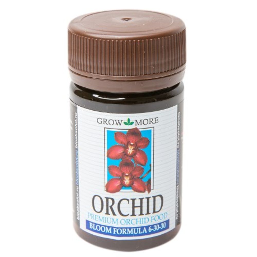 Удобрение для орхидей Grow more orchid 6-30-30 (синий цвет) 25г 