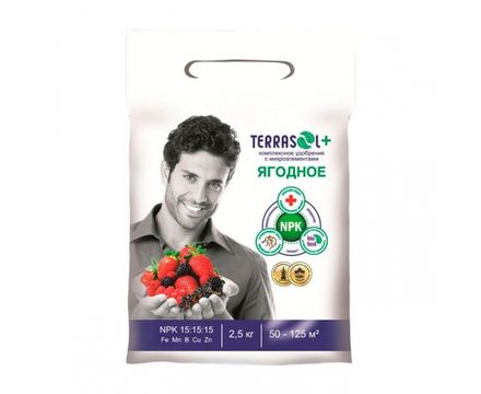 Удобрение минеральное сухое TerraSol Ягодное 2,5кг 