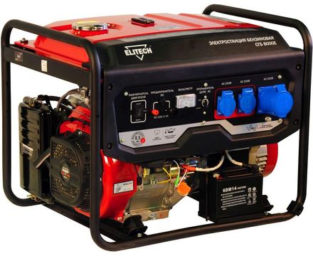 Генератор бензиновый ELITECH 6кВт