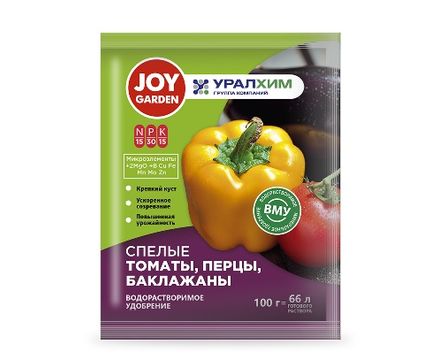 Водорастворимое удобрение Томаты, перцы, баклажаны Joy 100г