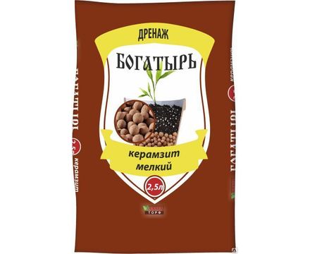 Дренаж Богатырь керамзитовый мелкий 2,5л