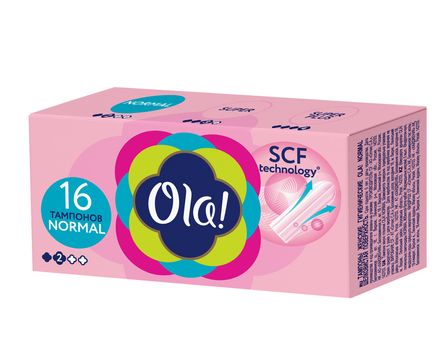 Тампоны OLA Шелковистая поверхность Normal 16шт