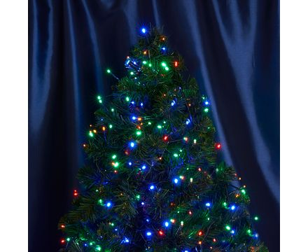 Гирлянда линейная 1000LED мультиколор,20м+3м(с контроллером)зел.шнур IP20,CL10