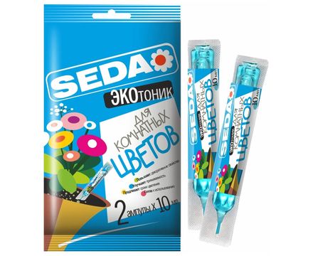 ЭКОтоник Для комнатных цветов Seda  амп. 10 мл х 2
