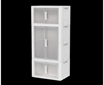 Детский шкаф Я сам 60×40×128см (Комплект №1: шкаф и 2 тумбы) белый