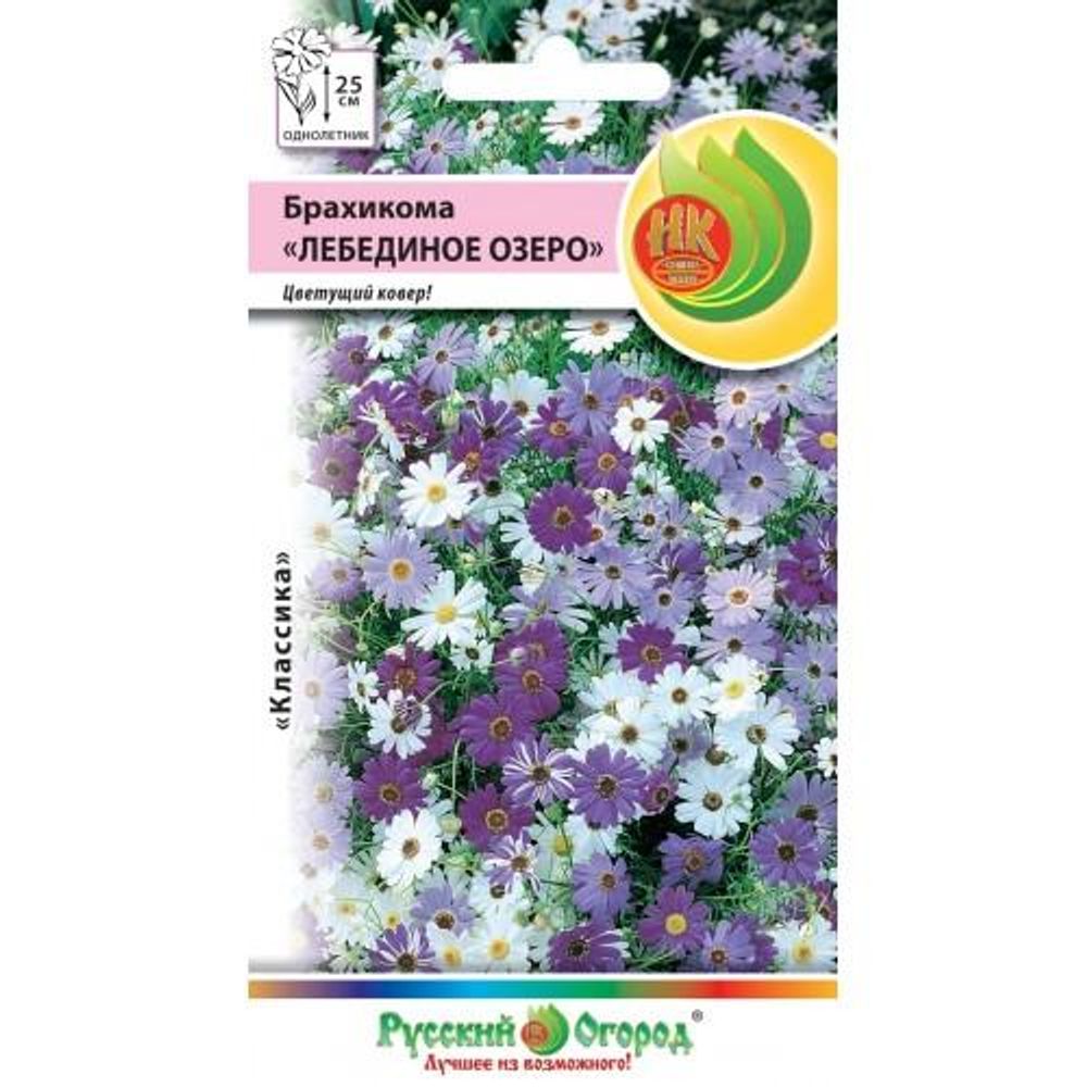 Цветы Брахикома Лебединое озеро 0,1г Русский огород