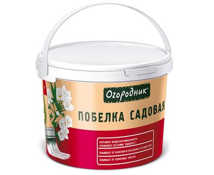 Побелка жидкая Огородник в ведре 3,5кг