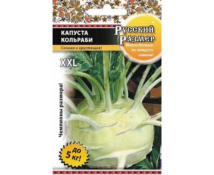Капуста кольраби Русский размер 50шт Русский Огород