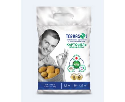 Удобрение минеральное гранул TerraSol Картофель  2,5кг 