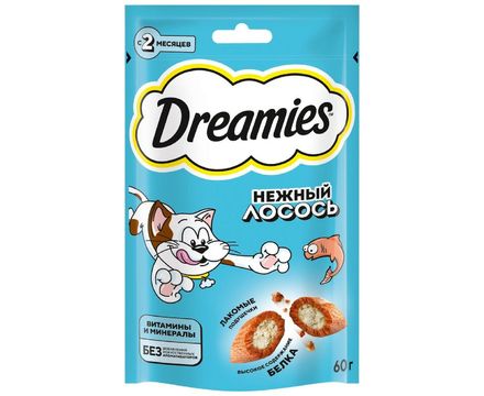 Лакомство для Кошек Dreamies Нежный Лосось 60г