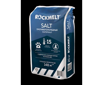 Противогололедный материал Рокмелт salt 20 кг